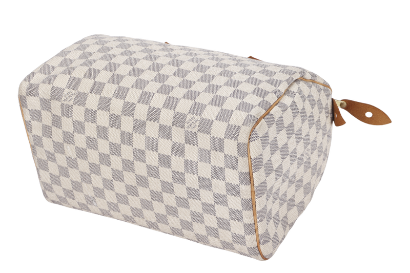 LOUIS VUITTON N41370 SPEEDY 30CM (DU2067) DAMIER AZUR CANVAS, NO DUST COVER