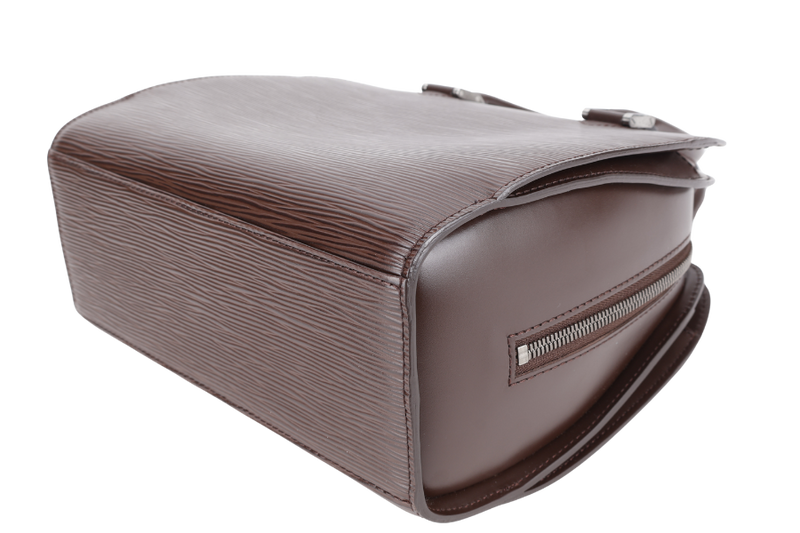 LOUIS VUITTON POINT-NEUF DARK BROWN EPI LEATHER SILVER HARDWARE NO DUST COVER
