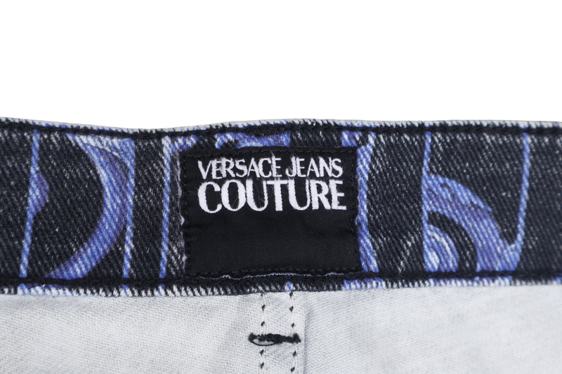 VERSACE JEANS COUTURE MOTIF BLUE LADY JEANS SIZE 28