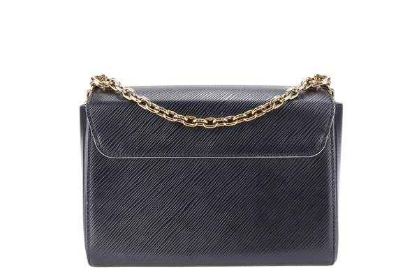 LOUIS VUITTON M41979 TWIST BLOOMING FLOWERS MEDIUM BLACK EPI LEATHER GOLD HARDWARE NO DUST COVER