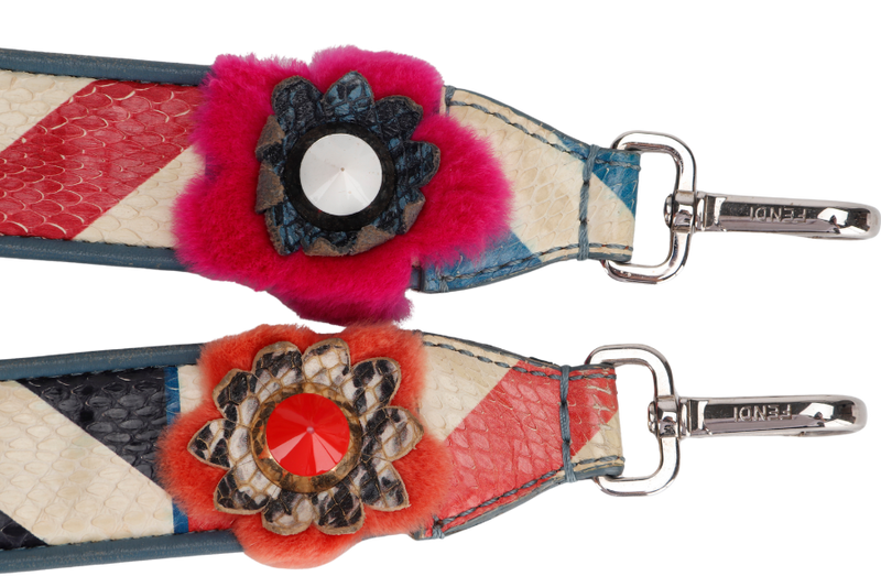 FENDI SNAKE EMBOSSED STRAP, NO DUST COVER & BOX