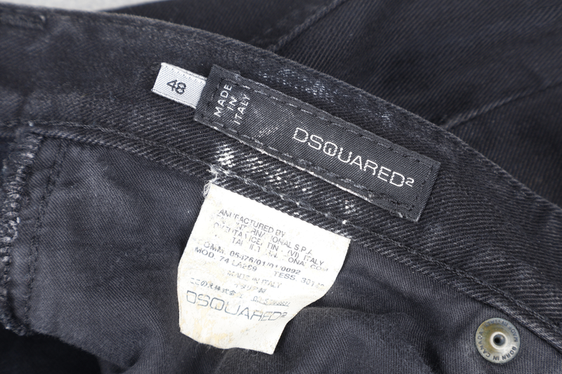 DSQUARED2 BLACK JEANS SIZE 48