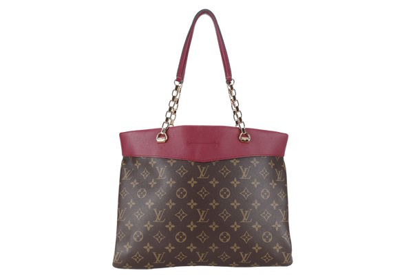 LOUIS VUITTON M51197 MONOGRAM PALLAS SHOPPER TOTE WITH DUST COVER