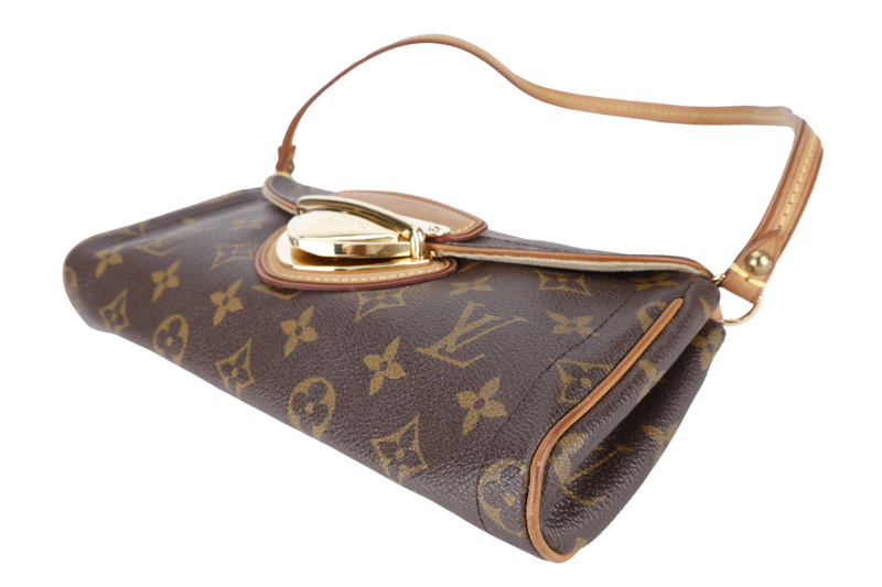 LOUIS VUITTON M40122 BEVERLY POUCHETTE BROWN MONOGRAM GOLD HARDWARE NO DUST COVER