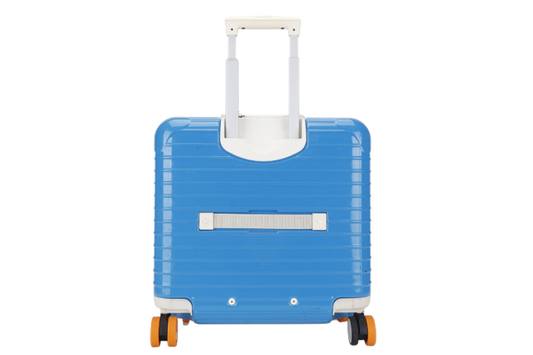 RIMOWA ORIGINAL COMPACT 19_ SQUARE LUGGAGE LIGHT BLUE POLYCARBONATE SILVER HARDWARE