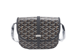 GOYARD BELVEDERE PM BAG BLACK COLOR WITH DUST COVER