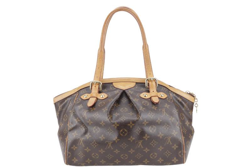 LOUIS VUITTON M40144 TIVOLI GM MONOGRAM CANVAS GOLD HARDWARE WITH DUST COVER