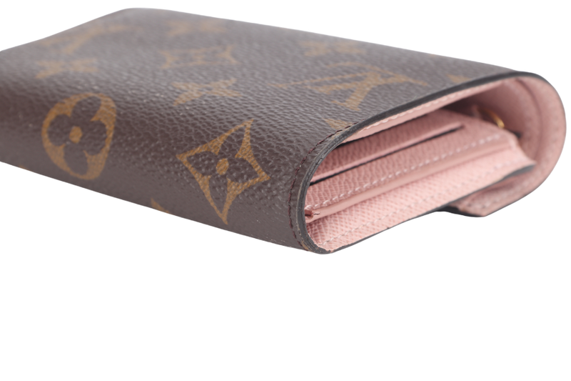 LOUIS VUITTON M62360 VICTORINE WALLET MONOGRAM COATED CANVAS GOLD HARDWARE NO DUST COVER