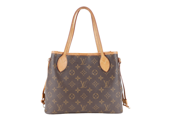LOUIS VUITTON M40155 NEVERFULL PM MONOGRAM CANVAS GOLD HARDWARE WITH DUST COVER