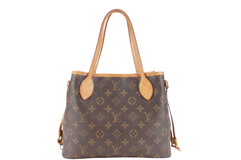 LOUIS VUITTON M40155 NEVERFULL PM MONOGRAM CANVAS GOLD HARDWARE WITH DUST COVER