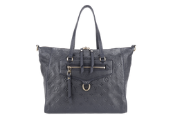 LOUIS VUITTON LUMINEUSE PM BLACK MONOGRAM EMPREINTE LEATHER GOLD HARDWARE WITH PADLOCK, KEYS , STRAPS AND DUST COVER