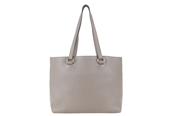 PRADA SAFFIANO LEATHER HANDBAG GOLD HARDWARE WITH DUST COVER AND CARD