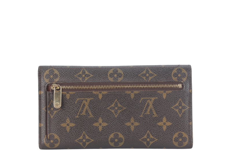 LOUIS VUITTON EUGENIE WALLET MONOGRAM WITH DUST COVER AND BOX