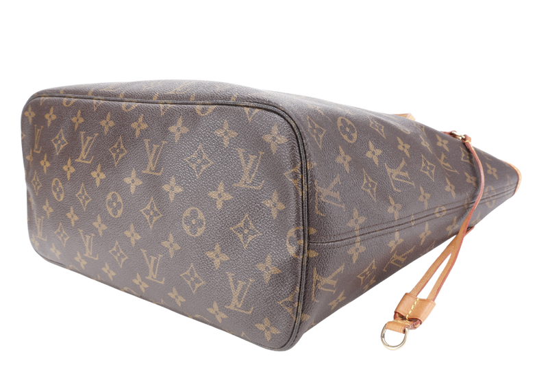 LOUIS VUITTON M46975 NEVERFULL PM MONOGRAM CANVAS GOLD HARDWARE NO DUST COVER