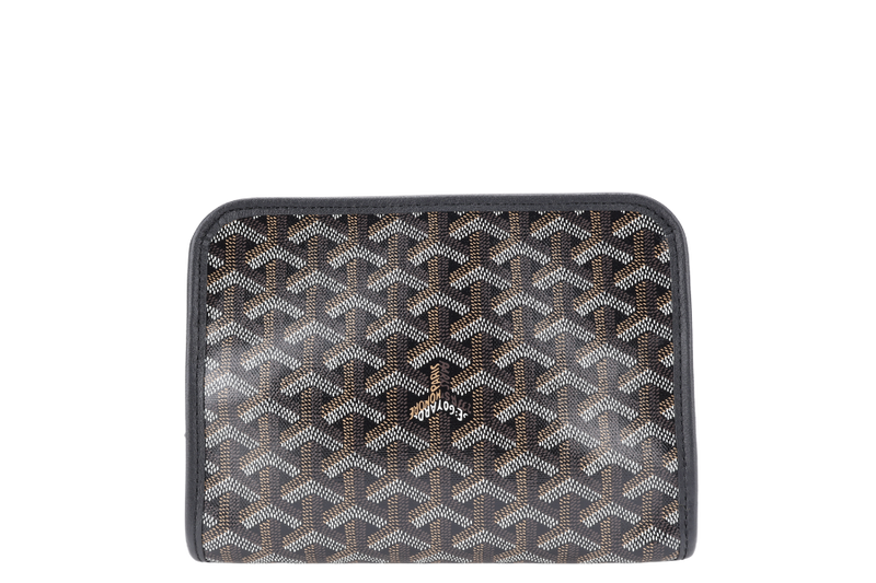 GOYARD JOUVENCE PM TOILETRY BAG BLACK COLOR WITH DUST COVER