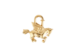 HERMES PEGASUS GOLD LOCK WITH BOX