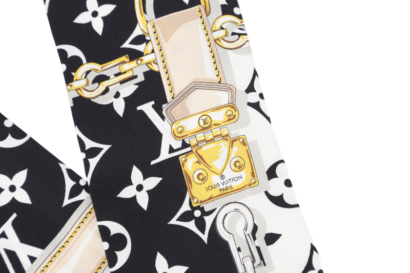 L0UIS VUITTON BLACK MONOGRAM CONFIDENTIAL BANDEAU (M78656)