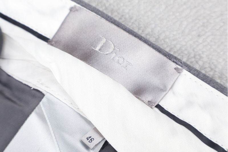 CHRISTIAN DIOR GREY LONG PANTS SIZE 46