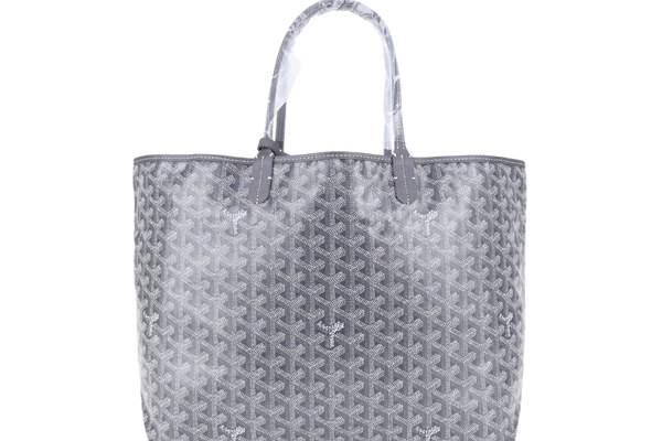 GOYARD SAINT LOUIS PM BAG GREY COLOR WITH DUST COVER