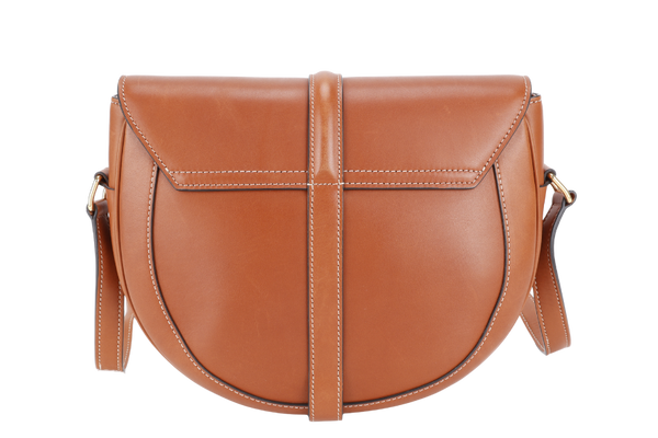 CELINE BESACE MEDIUM 16 NATURAL CALFSKIN LEATHER GOLD HARDWARE WITH DUST COVER