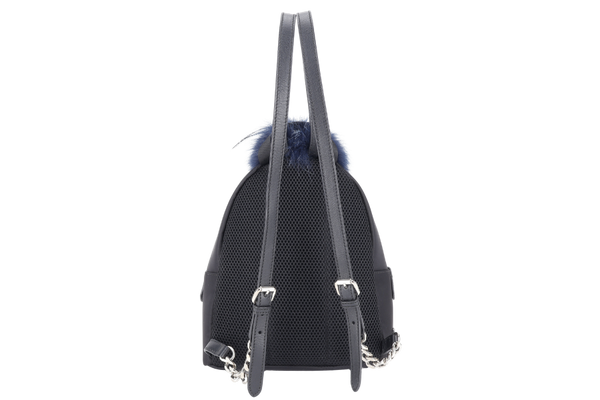 FENDI BUG MONSTER BACKPACK BLACK COLOR WITH DUST COVER