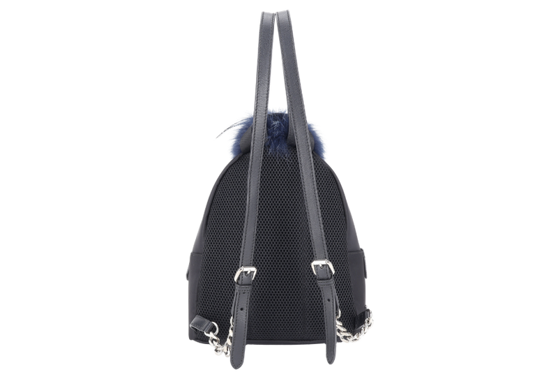 FENDI BUG MONSTER BACKPACK BLACK COLOR WITH DUST COVER
