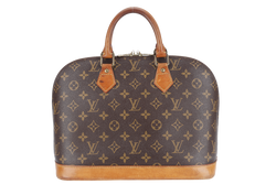 LOUIS VUITTON M53151 ALMA PM MONOGRAM CANVAS GOLD HARDWARE NO DUST COVER