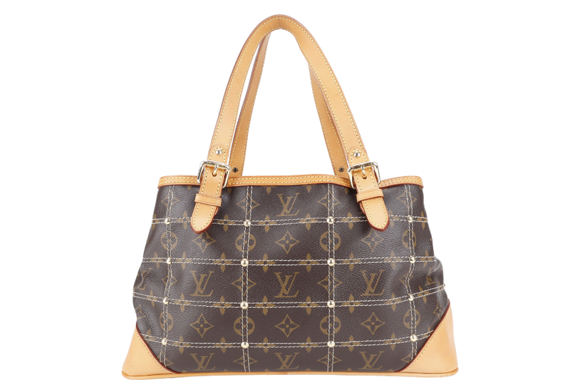 LOUIS VUITTON M40140 RIVETTE SHOULDER BAG MONOGRAM CANVAS GOLD HARDWARE WITH DUST COVER
