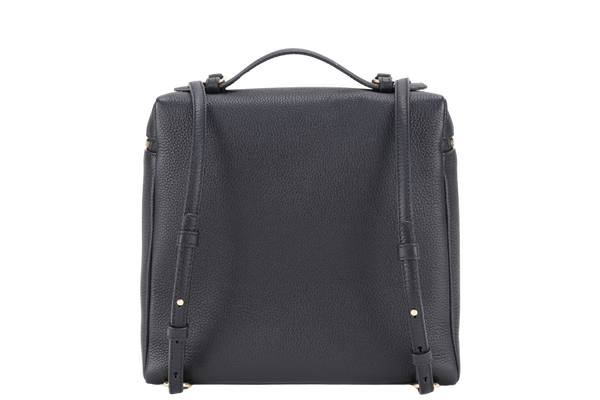 LORO PIANA L23.5 BACKPACK NAVY BLUE WITH DUST COVER AND BOX