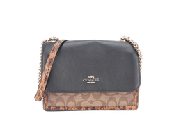 COACH KLARE CROSSBODY BLACK LEATHER GOLD HARDWARE NO DUST COVER