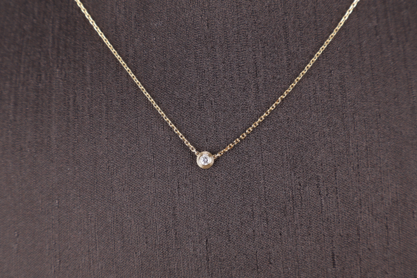 CARTIER D'AMOUR PENDANT 18K YG 2.4g WITH CERT AND BOX