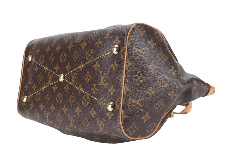 LOUIS VUITTON TIVOLI GM (M40146) MONOGRAM CANVAS GOLD HARDWARE WITH DUST COVER