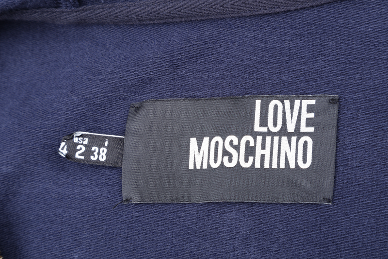 LOVE MOSCHINO BLUE SWEATER