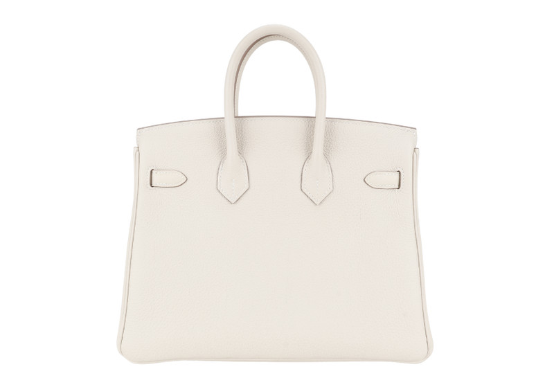HERMES BIRKIN 25 CRAIE TOGO GOLD HARDWRAE STAMP W (YEAR 2024) WITH TWILLY, KEYS&LOCK AND BOX