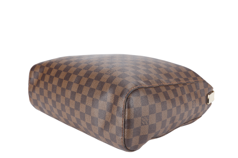 LOUIS VUITTON PORTOBELLO PM DAMIER EBENE CANVAS GOLD HARDWARE NO DUST COVER