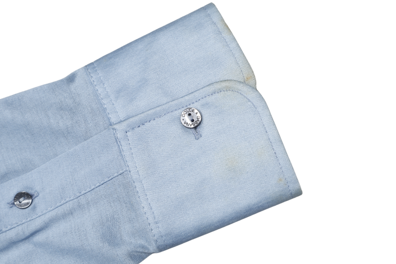DOLCE &VGABBANA LONG SLEEVE GREY BUTTON SHIRT SIZE 15/40