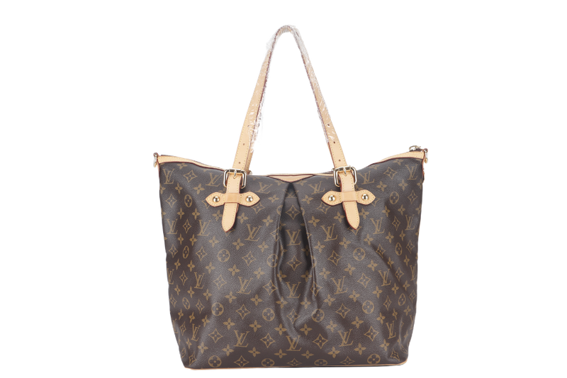 LOUIS VUITTON PALERMO GM MONOGRAM WITH STRAPS AND DUST COVER