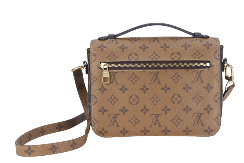 LOUIS VUITTON POCHETTE METIS (M44876) MONOGRAM REVERSE COATED CANVAS WITH DUST COVER