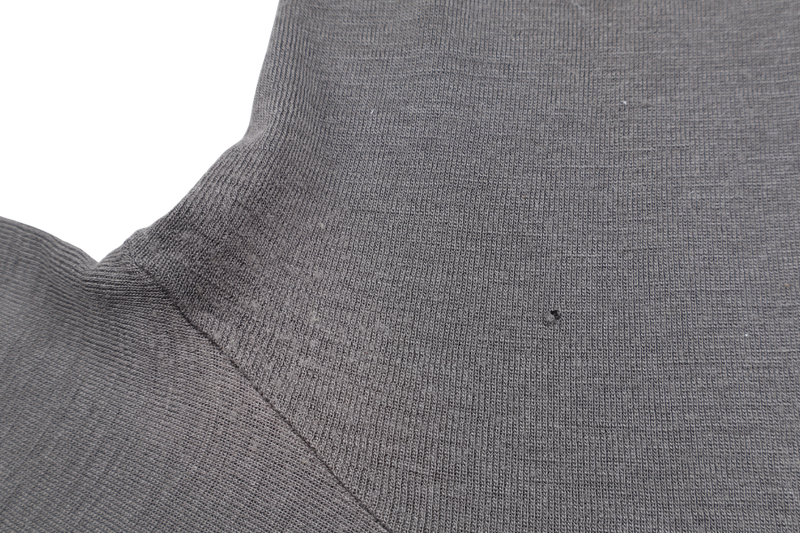 DOLCE & GABBANA GREY LONG SLEEVE T-SHIRT 46