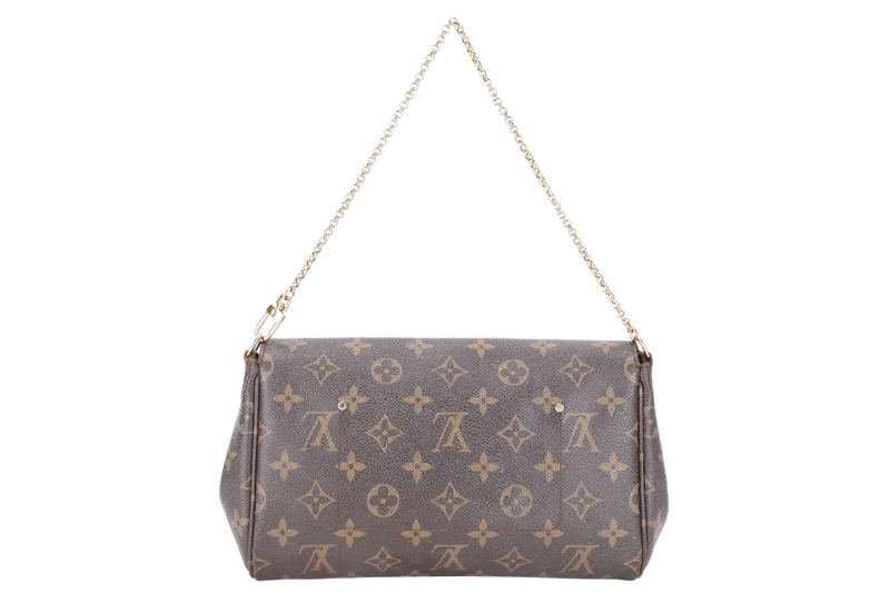 LOUIS VUITTON M40718 FAVOURITE MM MONOGRAM GOLD HARDWARE NO DUST COVER