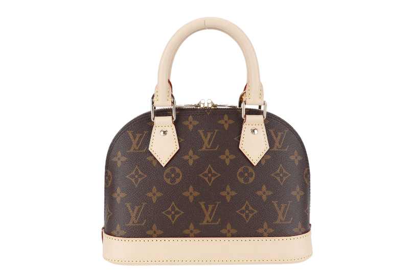 LOUIS VUITTON M46990 MONOGRAM ALMA BB WITH DUST COVER AND BOX