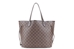 LOUIS VUITTON NEVERFULL MM EBENE DAMIER COATED CANVAS GOLD HARDWARE NO DUST COVER