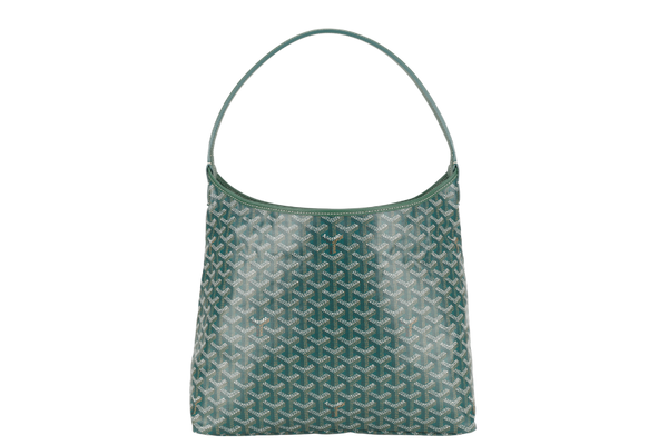 GOYARD BOHEME HOBO PANDA GREEN GOYARDINE CANVAS WITH SMALL POUCH AND DUST COVER