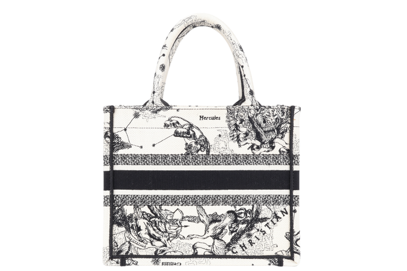 CHRISTIAN DIOR SMALL BOOK TOTE HERCULES WITH DUST COVER