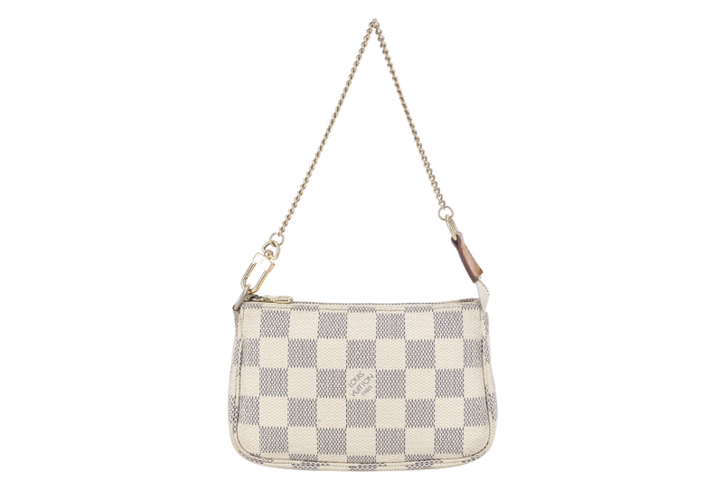 LOUIS VUITTON N58010 MINI POCHETTE DAMIER AZUR CANVAS NO DUST COVER
