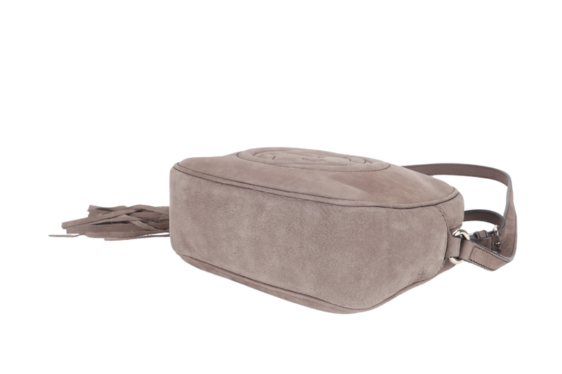 gucci soho disco 308364 498879 small brown matte calf leather gold hardware with dust cover