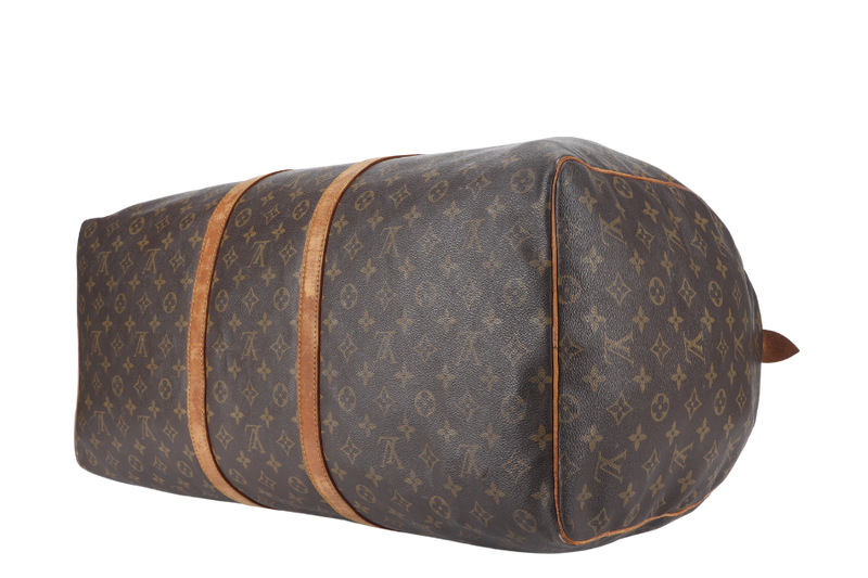 LOUIS VUITTON KEEPAL 60 MONOGRAM CANVAS GOLD HARDWARE NO DUST COVER