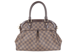 LOUIS VUITTON N51997 TREVI DAMIER EBENE CANVAS GOLD HARDWARE WITH STRAPS NO DUST COVER