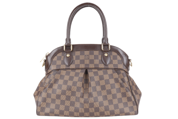LOUIS VUITTON N51997 TREVI DAMIER EBENE CANVAS GOLD HARDWARE WITH STRAPS NO DUST COVER