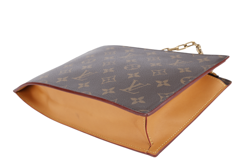 LOUIS VUITTON M55646 LEGACY CHAIN CLUTCH MONOGRAM CANVAS NO DUST COVER